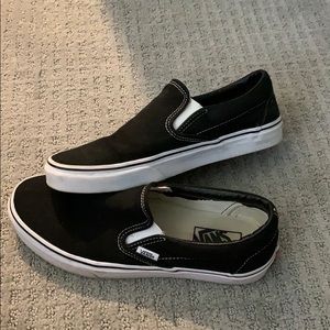 black slip on vans